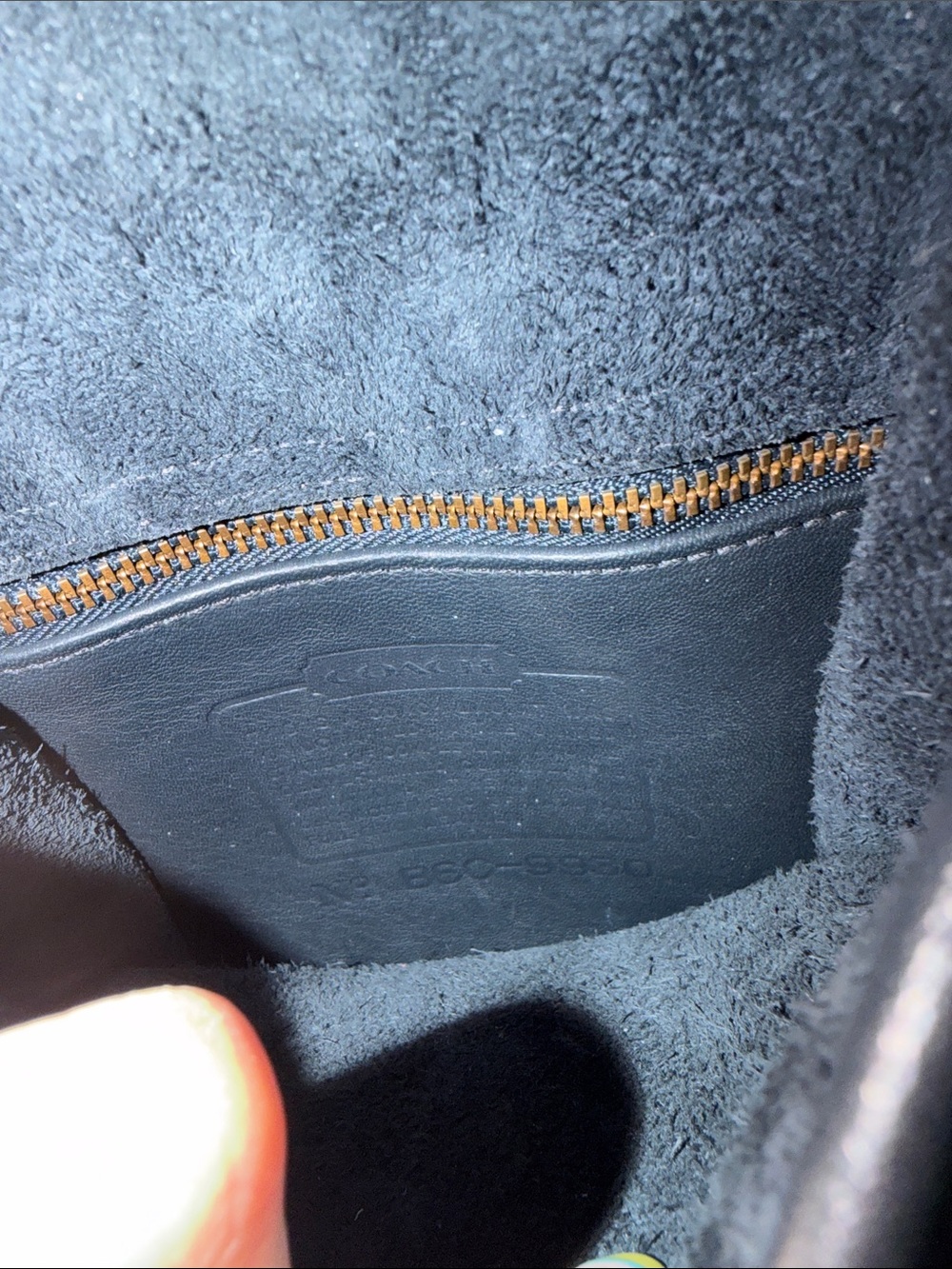 Vintage Coach Black Leather Murphy Crossbody Style #CB 9930 - Picture 12 of 14